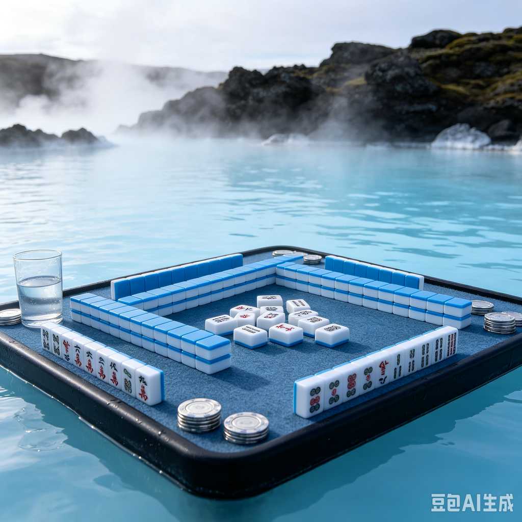 hotel room mahjong set