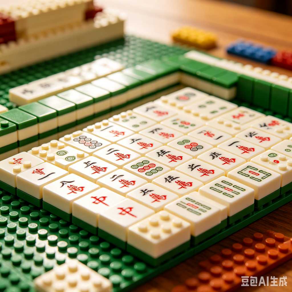 custom logo printed mahjong tiles